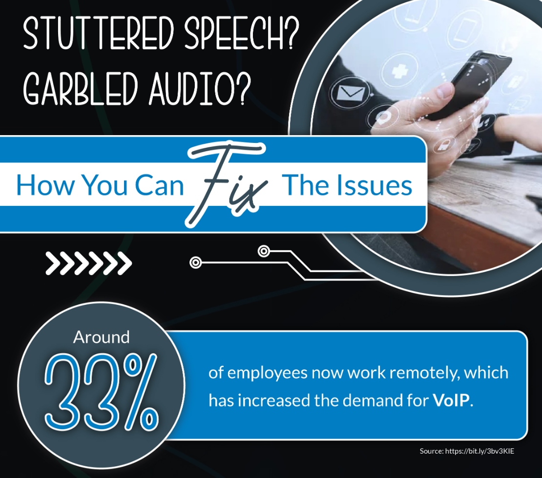 Stuttered speech? Garbled Audio?